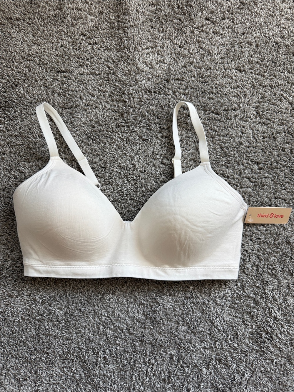 ThirdLove cream wireless bra - Smooth Everyday Support XL+